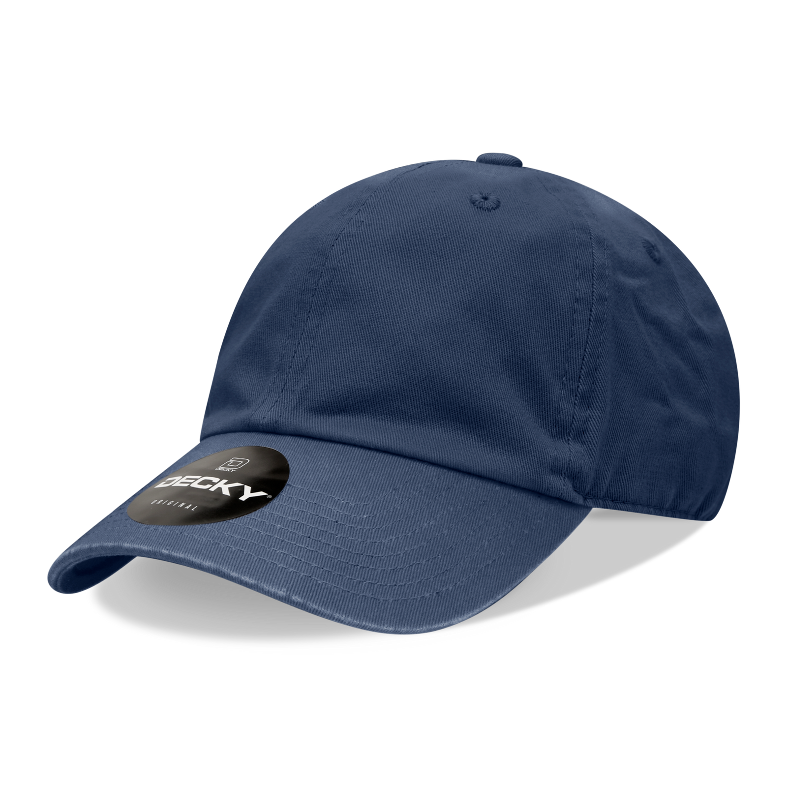 Decky 205 Relaxed Washed Cotton Cap - Navy