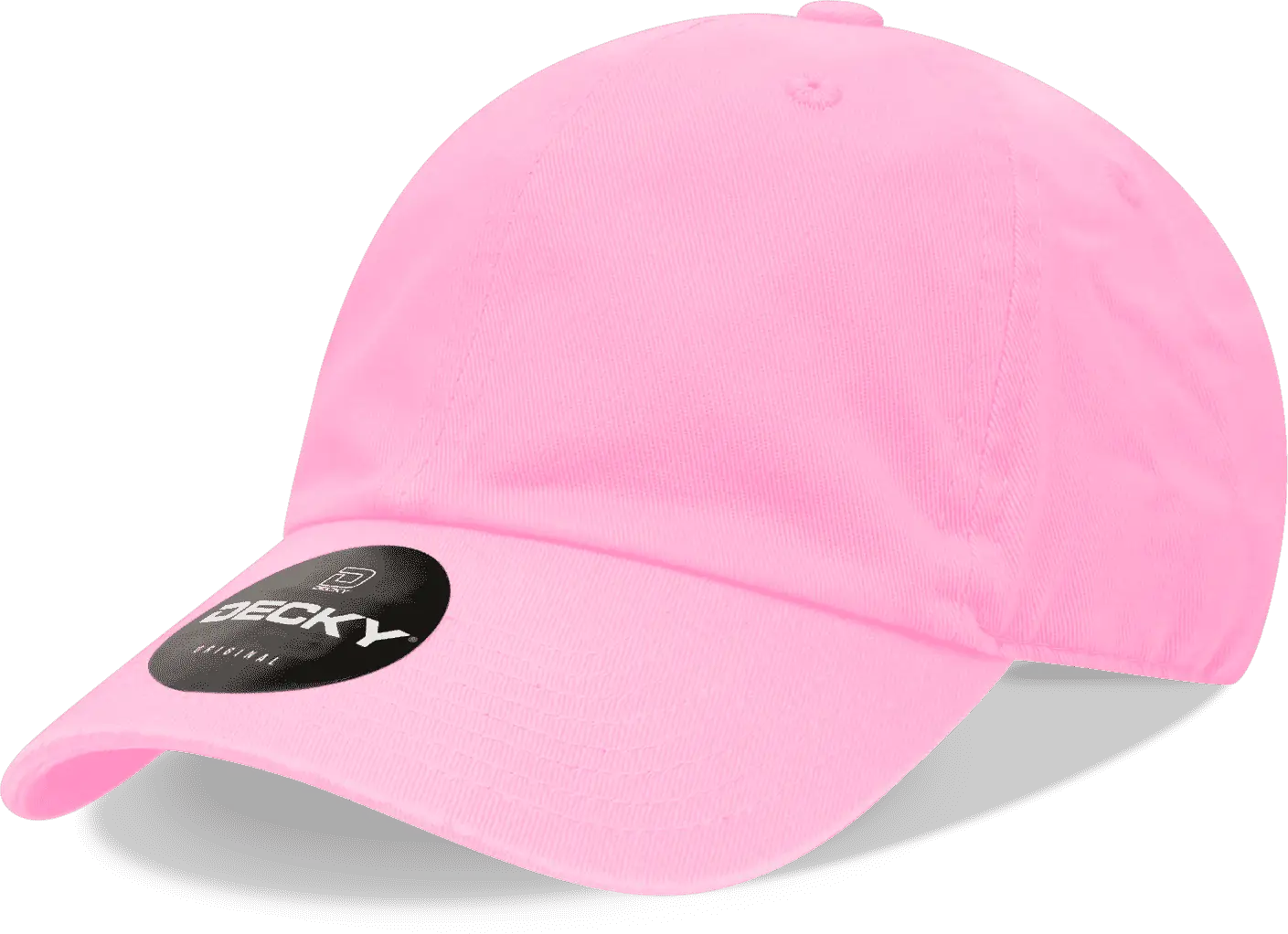Decky 205 Relaxed Washed Cotton Cap - Pink