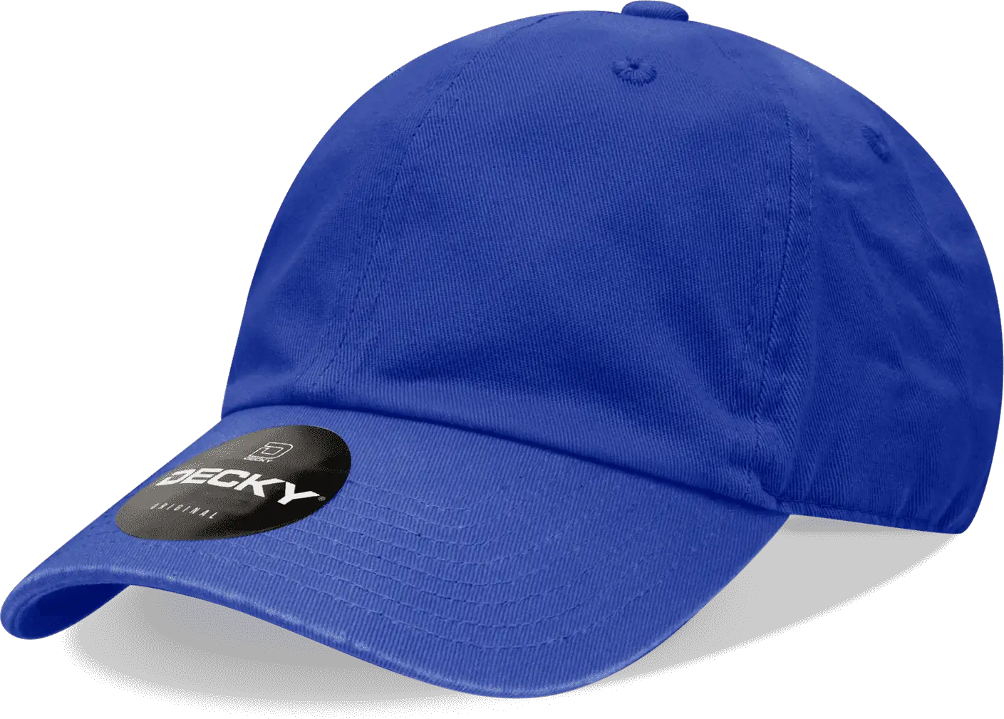 Decky 205 Relaxed Washed Cotton Cap - Royal