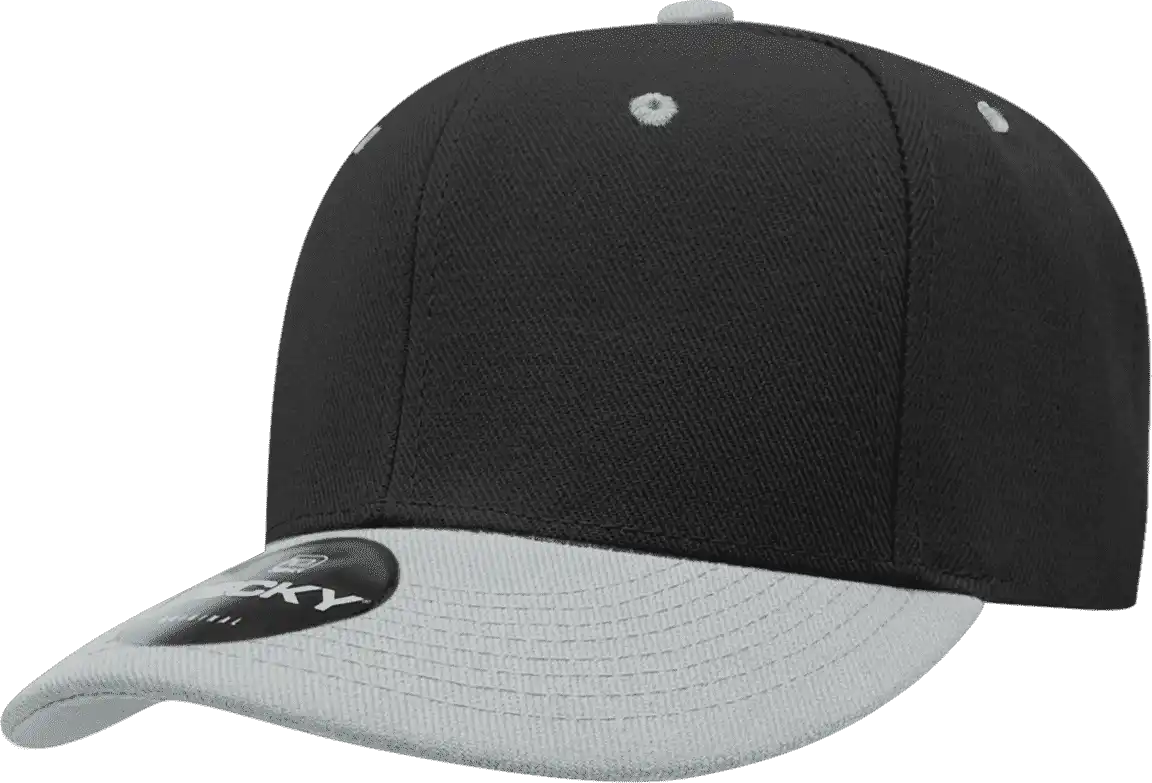Decky 206 Low Structured Baseball Cap - Black Gray - one Size Fits Most