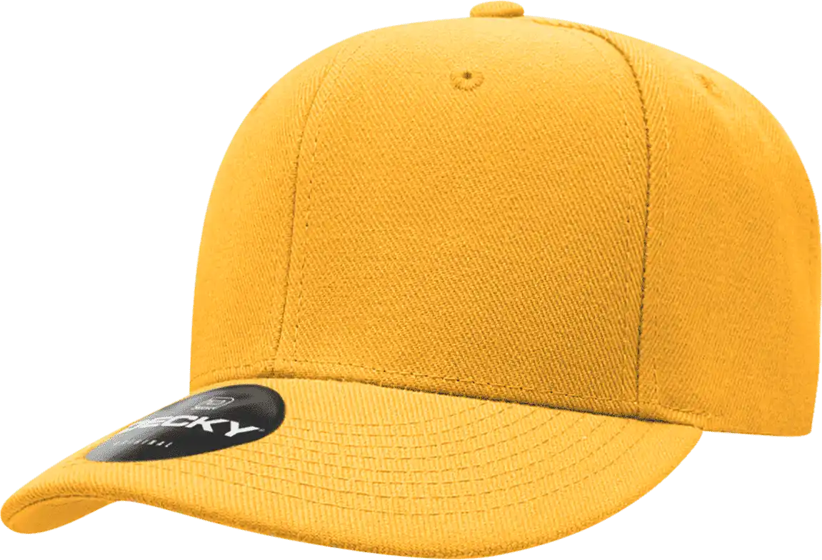 Decky 206 Low Structured Baseball Cap - Gold - one Size Fits Most