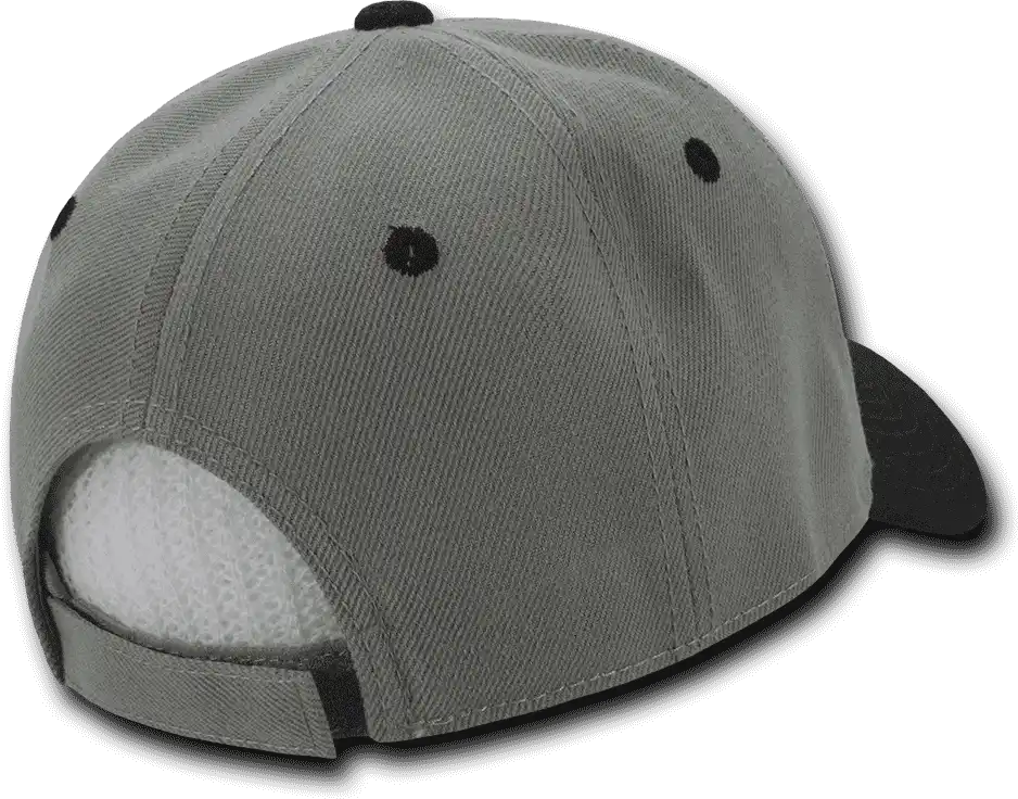 Decky 206 Low Structured Baseball Cap Gray Black / one Size Fits Most
