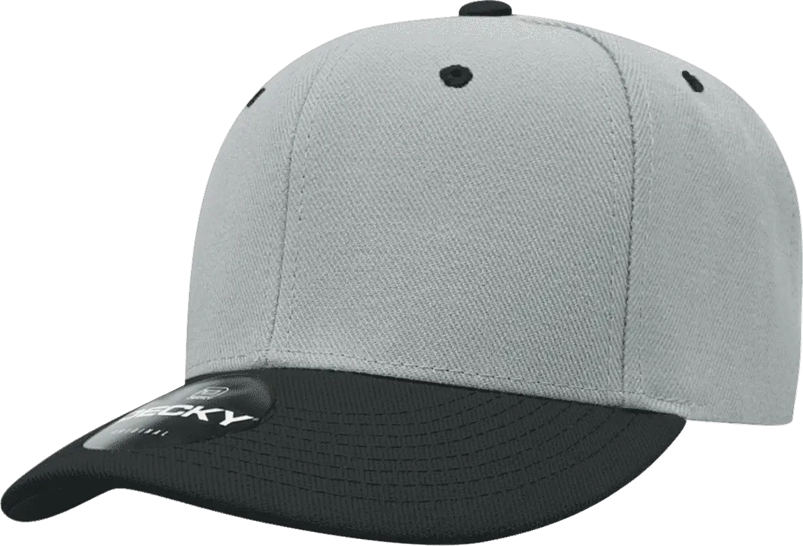 Decky 206 Low Structured Baseball Cap - Gray Black - one Size Fits Most