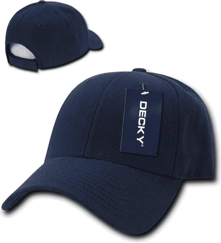 Decky 206 Low Structured Baseball Cap - Navy