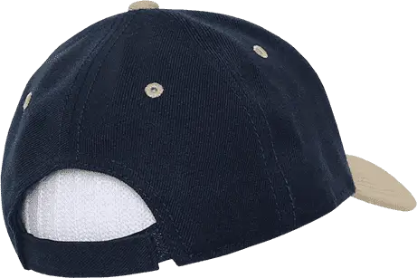 Decky 206 Low Structured Baseball Cap - Navy Vegas Gold