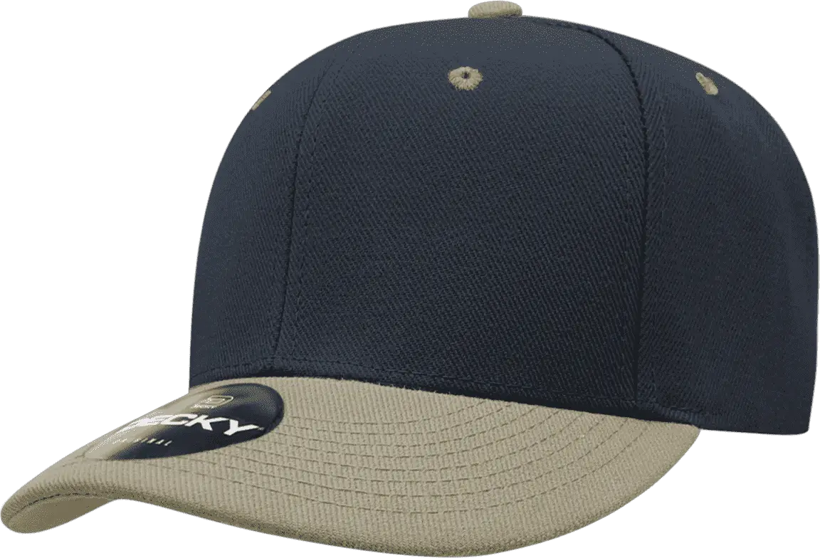 Decky 206 Low Structured Baseball Cap - Navy Vegas Gold - one Size Fits Most