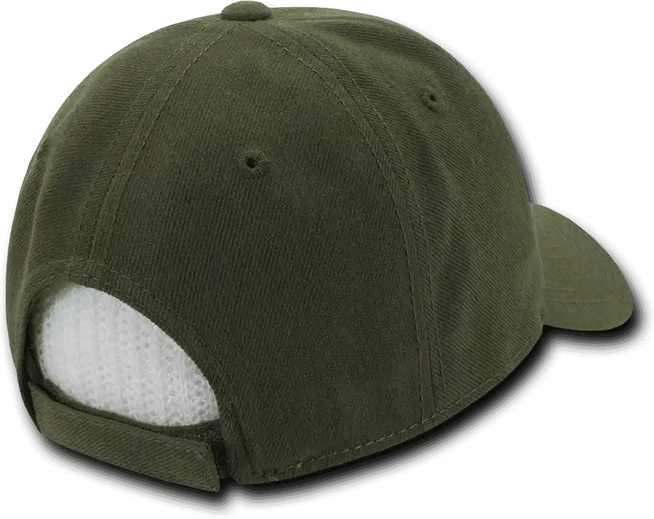 Decky 206 Low Structured Baseball Cap - Olive - one Size Fits Most