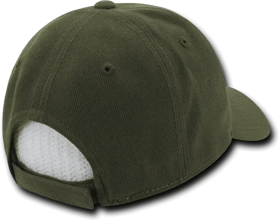 Decky 206 Low Structured Baseball Cap - Olive - one Size Fits Most