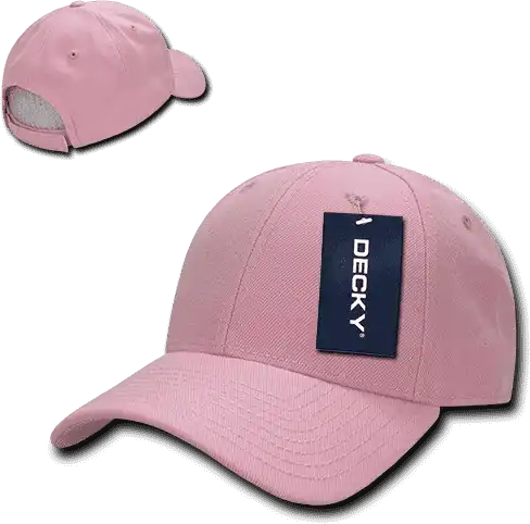 Decky 206 Low Structured Baseball Cap - Pink - one Size Fits Most