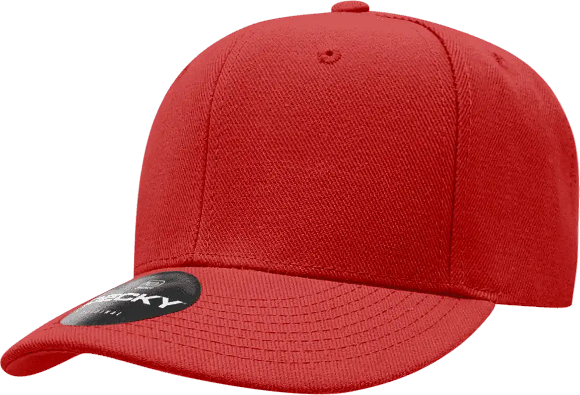 Decky 206 Low Structured Baseball Cap - Red - one Size Fits Most