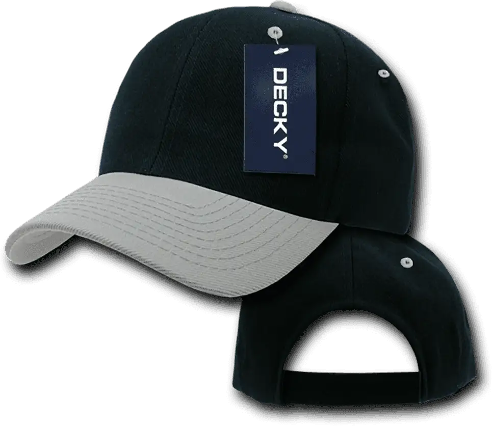 Decky 207 Deluxe Baseball Cap - Black Gray
