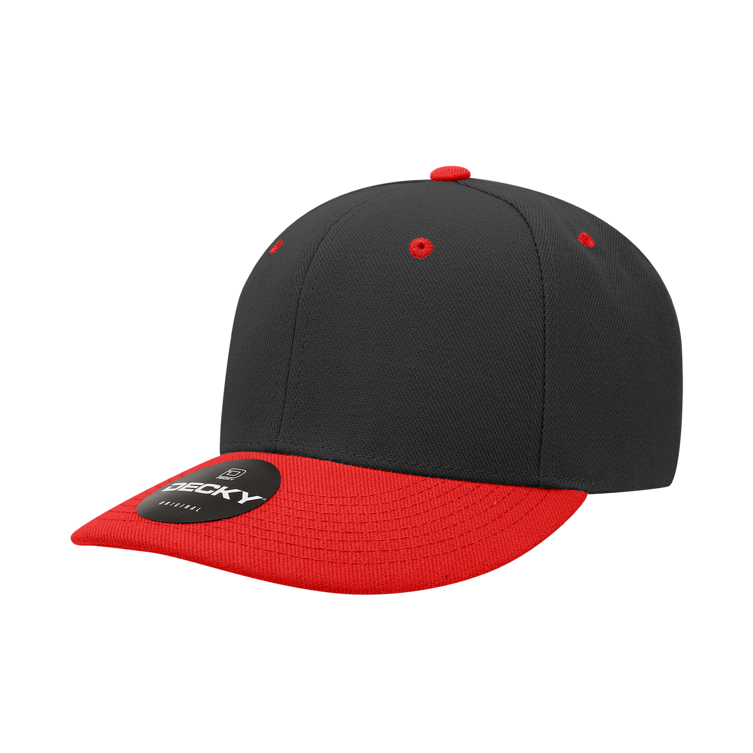 Decky 207 Deluxe Baseball Cap - Black Red