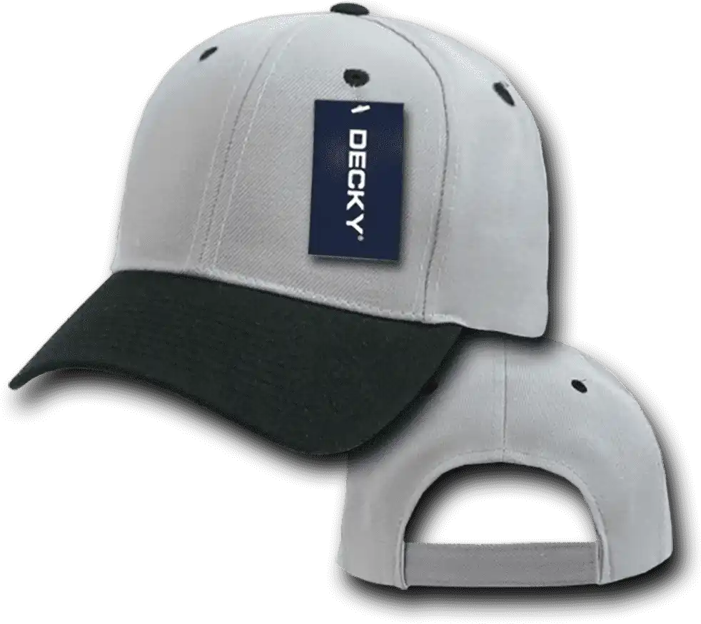 Decky 207 Deluxe Baseball Cap - Gray Black - one Size Fits Most