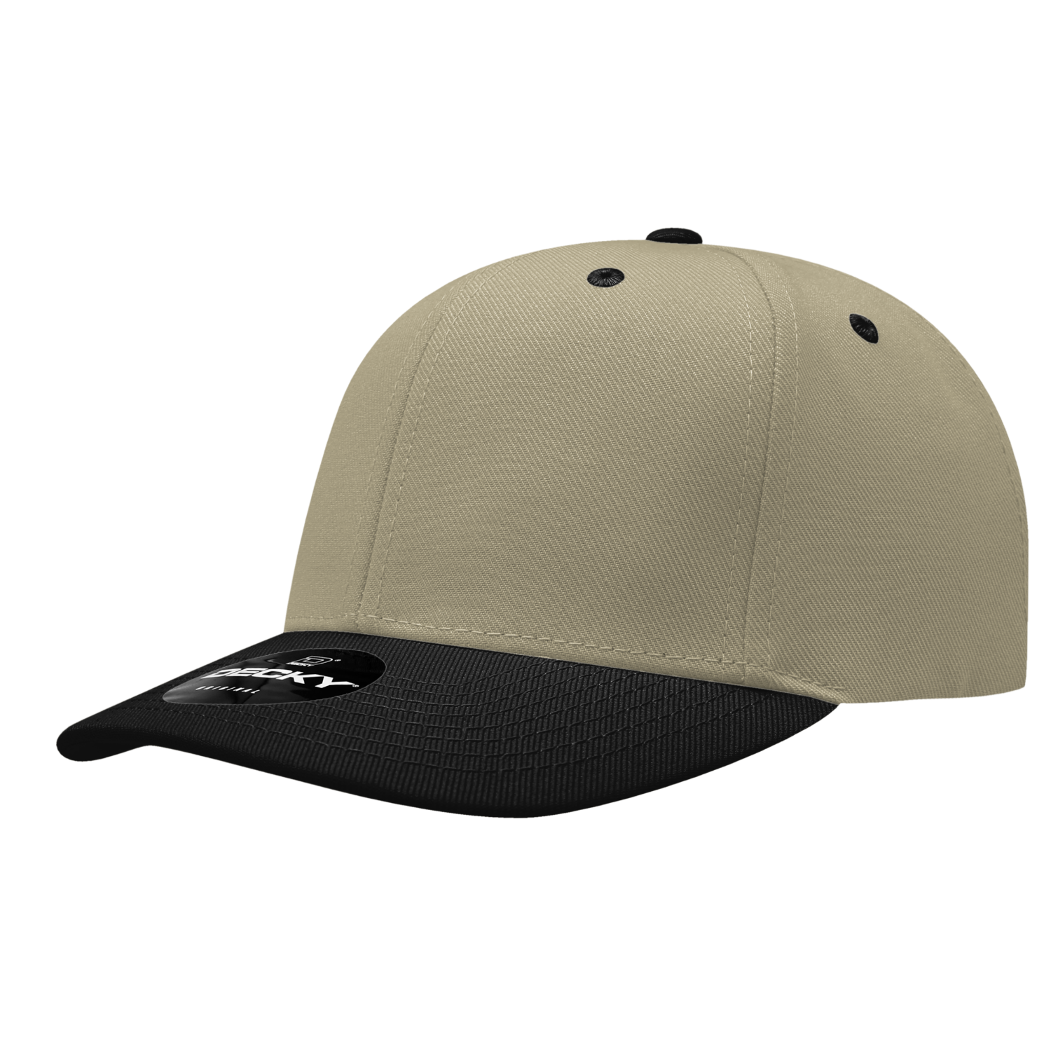 Decky 207 Deluxe Baseball Cap - Khaki Black