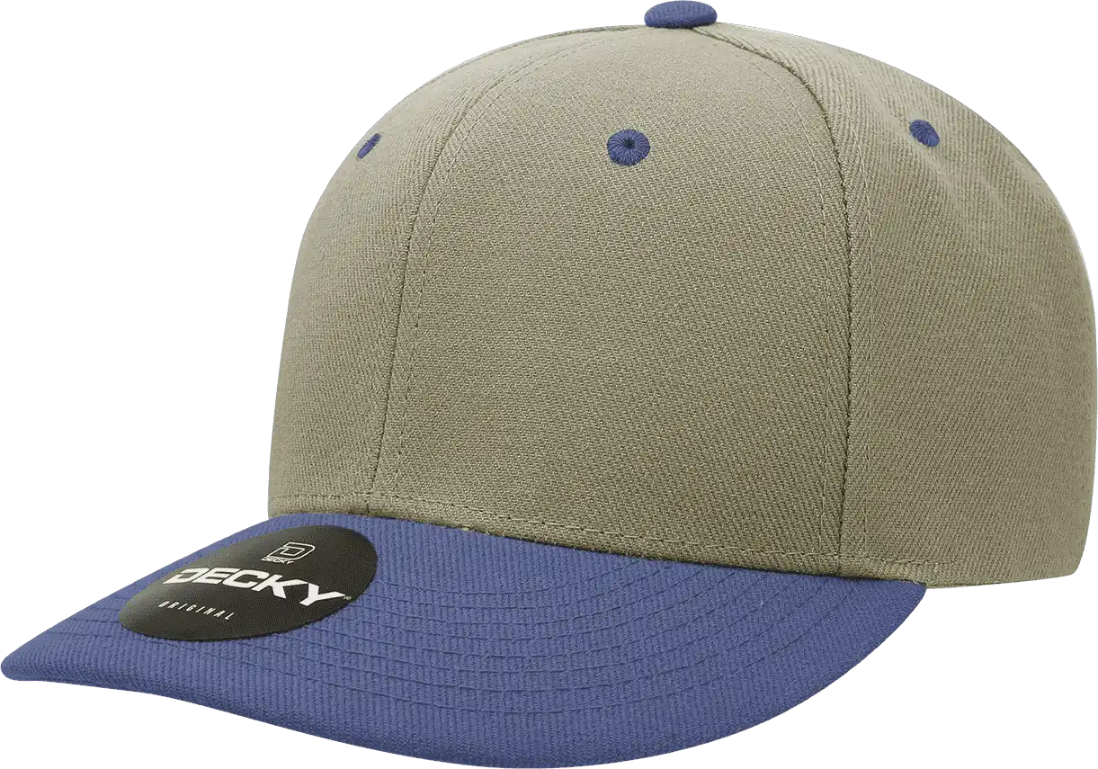 Decky 207 Deluxe Baseball Cap - Khaki Navy - one Size Fits Most