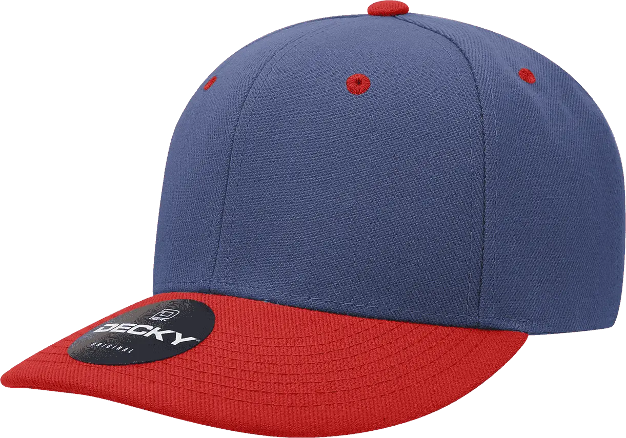 Decky 207 Deluxe Baseball Cap - Navy Red