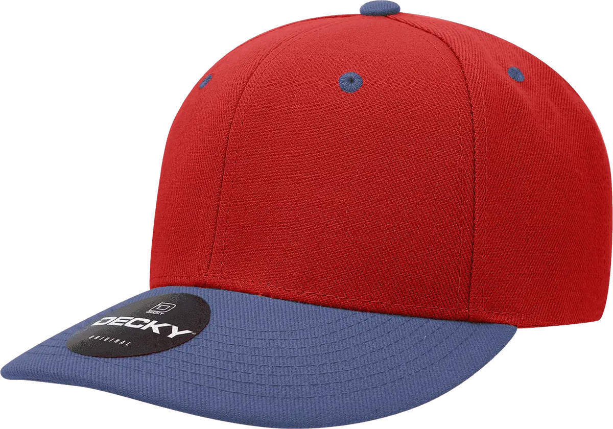 Decky 207 Deluxe Baseball Cap - Red Navy