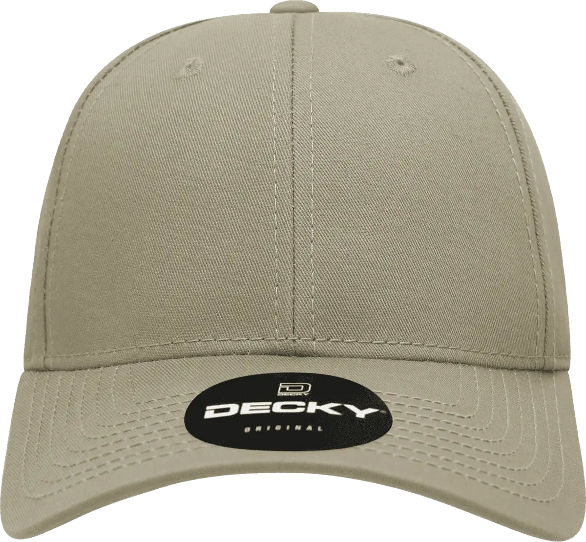 Decky 209 Structured Cotton Baseball Cap - Khaki