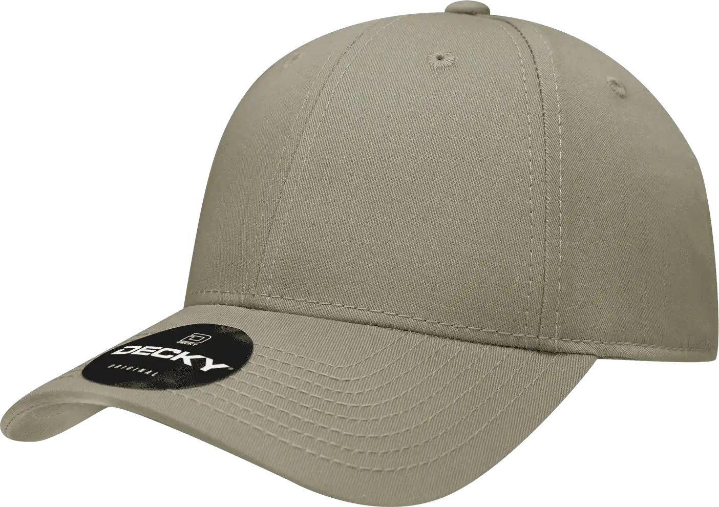 Decky 209 Structured Cotton Baseball Cap - Khaki - one Size Fits Most