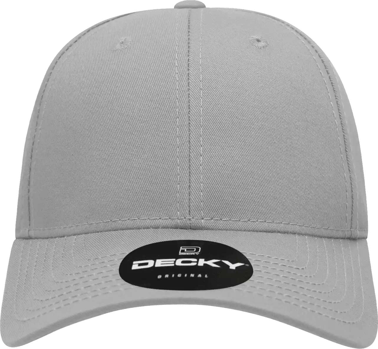 Decky 209 Structured Cotton Baseball Cap - Light Gray - one Size Fits Most