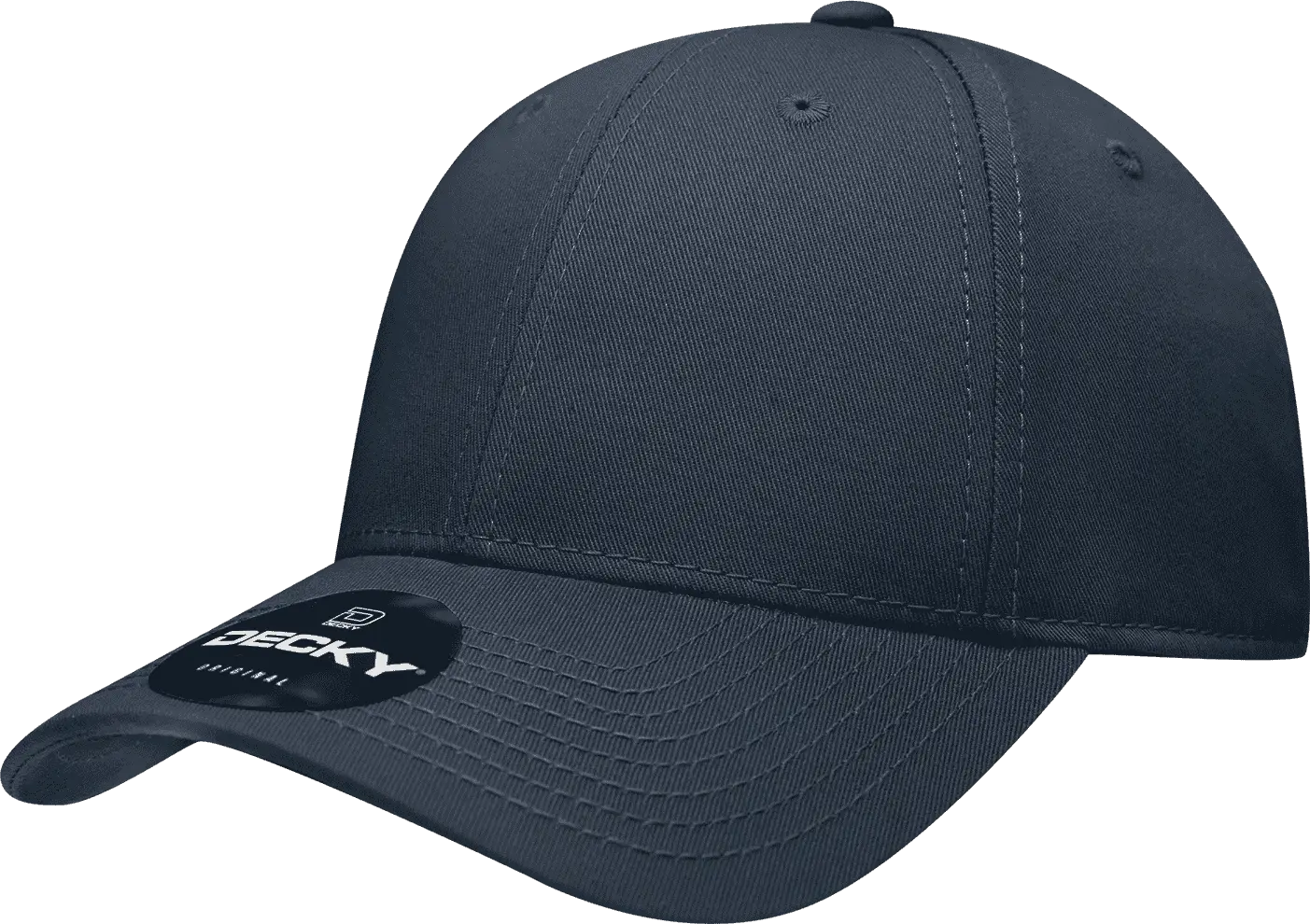 Decky 209 Structured Cotton Baseball Cap - Navy