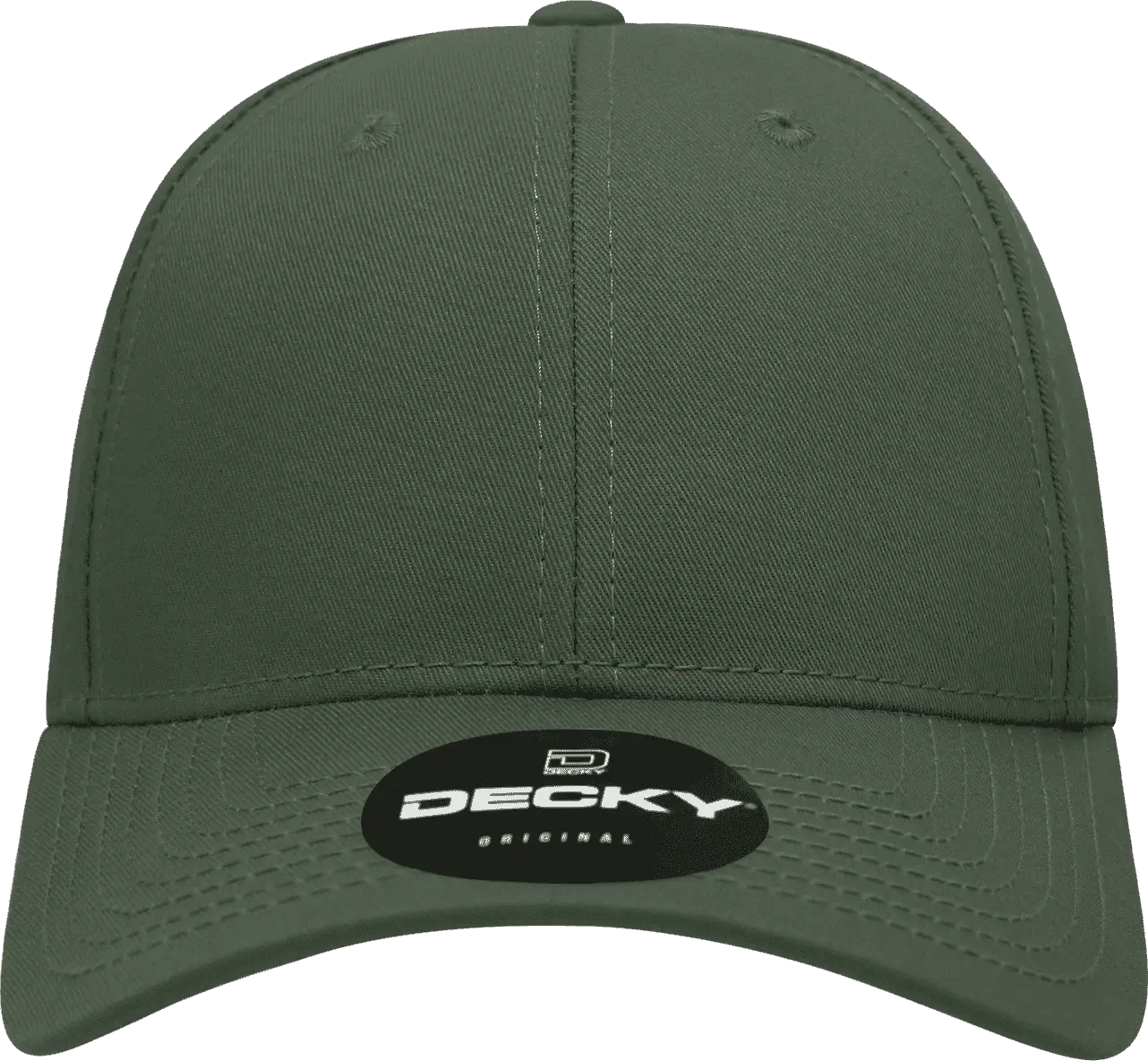 Decky 209 Structured Cotton Baseball Cap - Olive