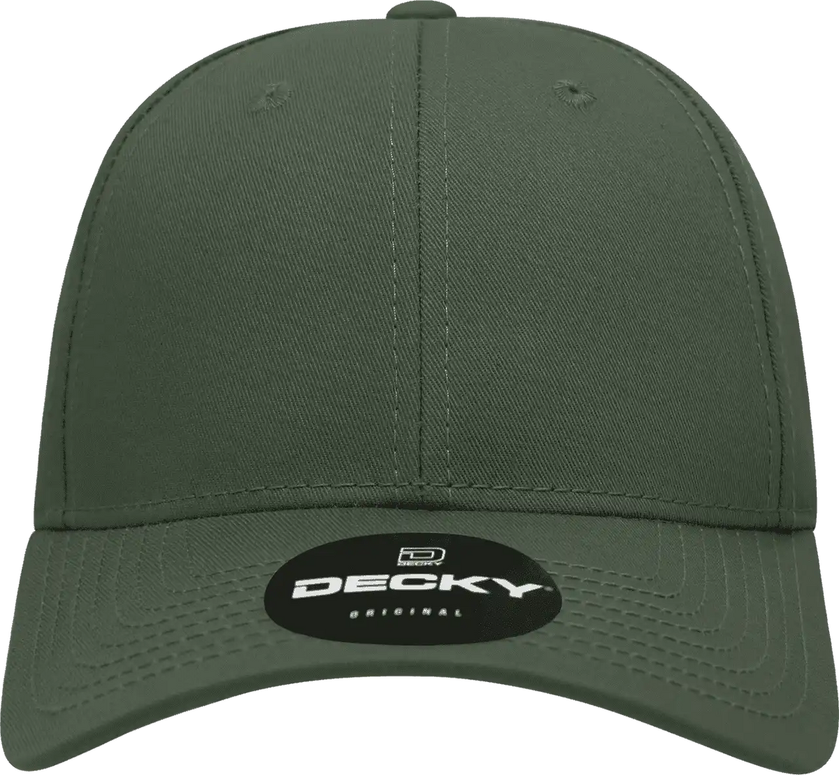 Decky 209 Structured Cotton Baseball Cap - Olive - one Size Fits Most