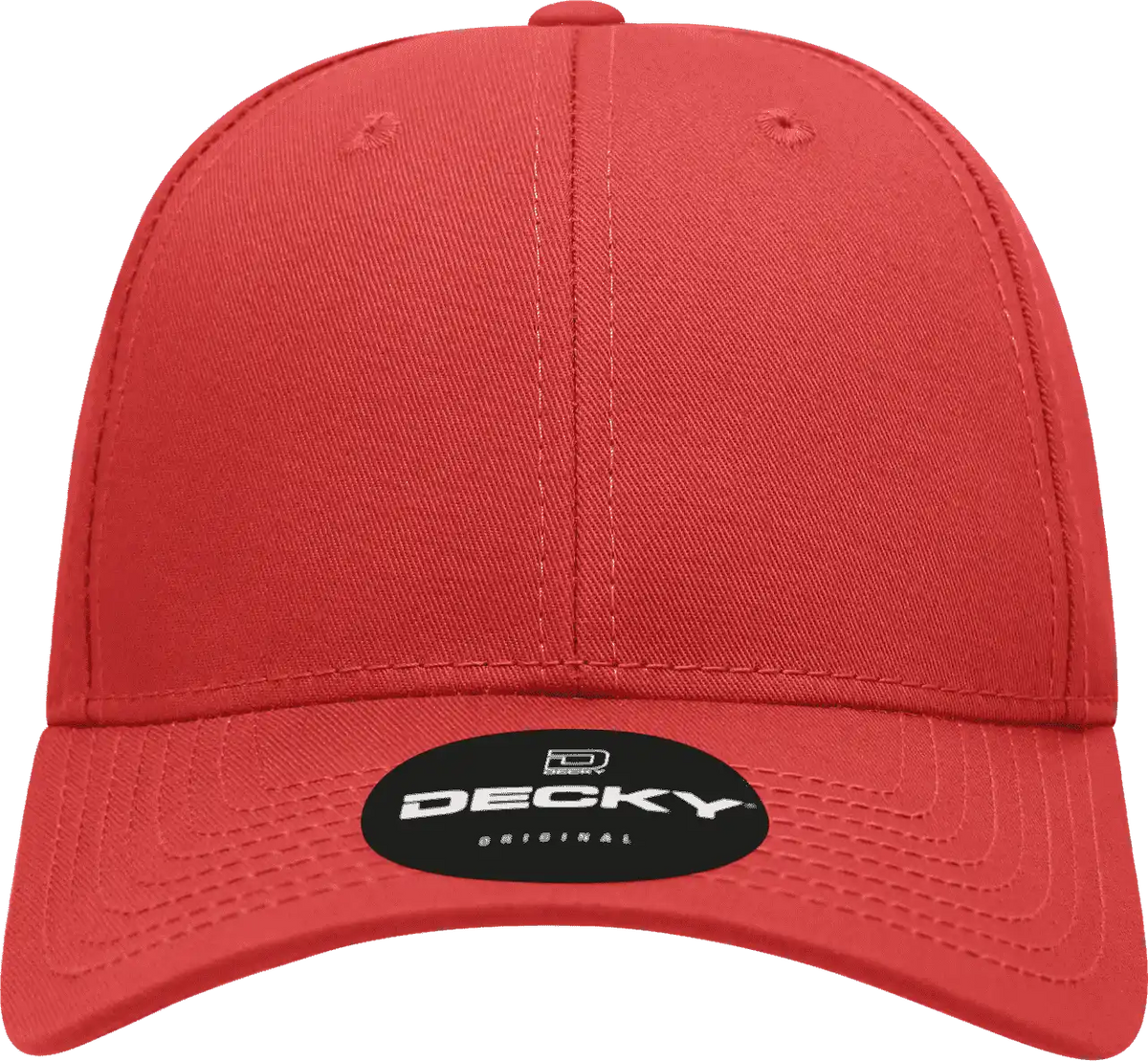 Decky 209 Structured Cotton Baseball Cap - Red - one Size Fits Most