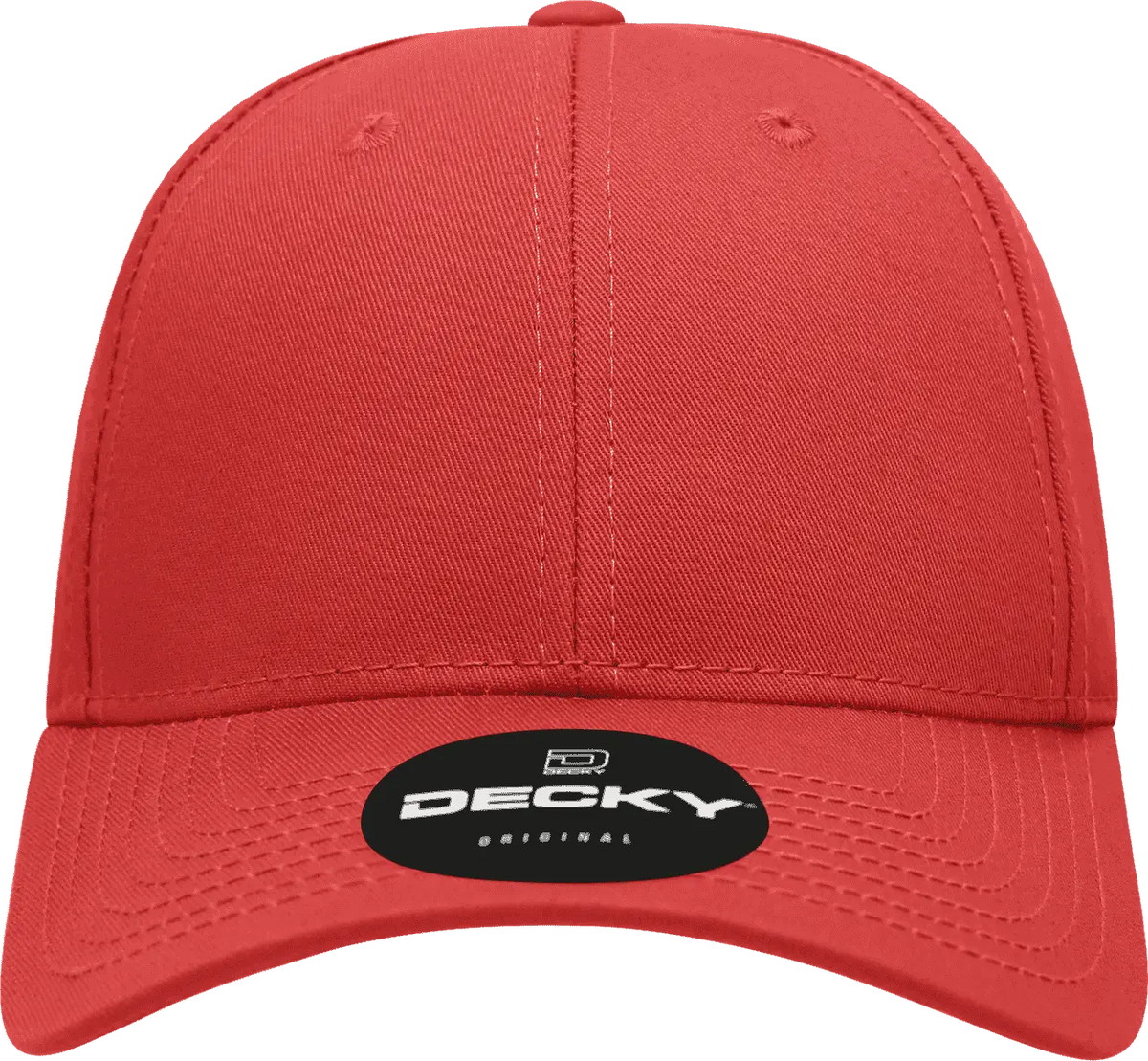 Decky 209 Structured Cotton Baseball Cap - Red - one Size Fits Most