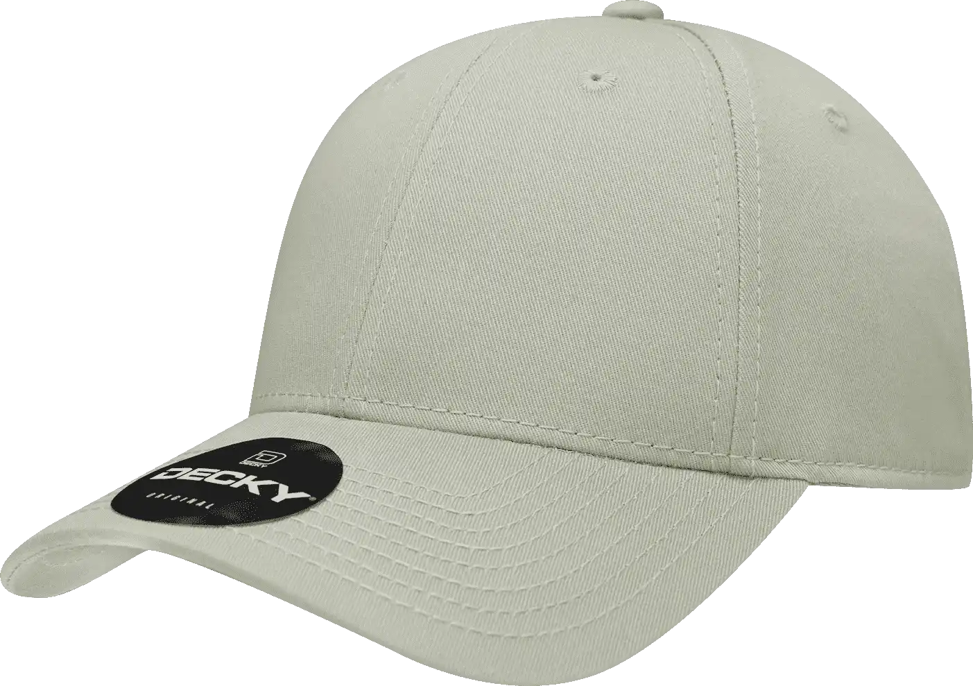 Decky 209 Structured Cotton Baseball Cap - Stone - Ivory / one Size Fits Most