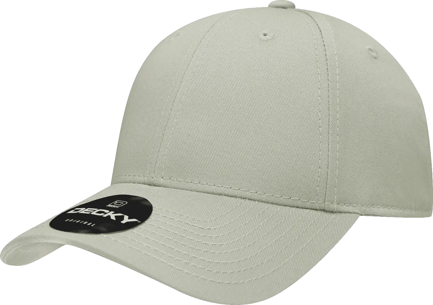 Decky 209 Structured Cotton Baseball Cap - Stone - Ivory / one Size Fits Most