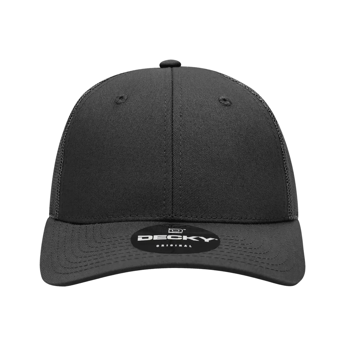 Decky 214 Low Crown Mesh Golf Cap - Black - one Size Fits Most