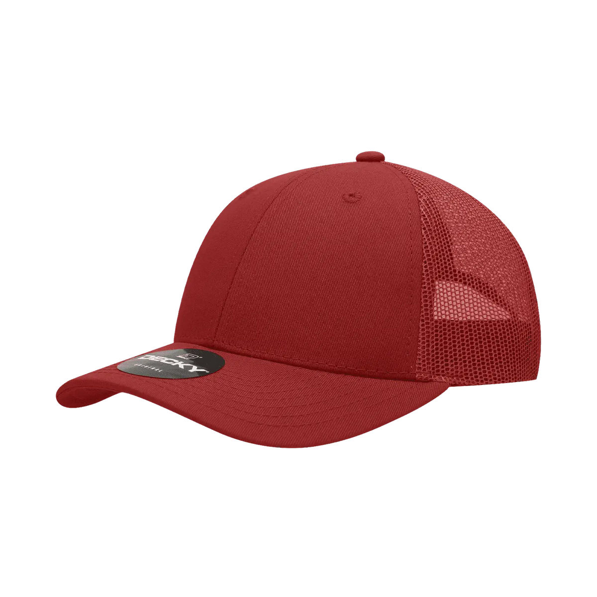 Decky 214 Low Crown Mesh Golf Cap - Cardinal Cardina
