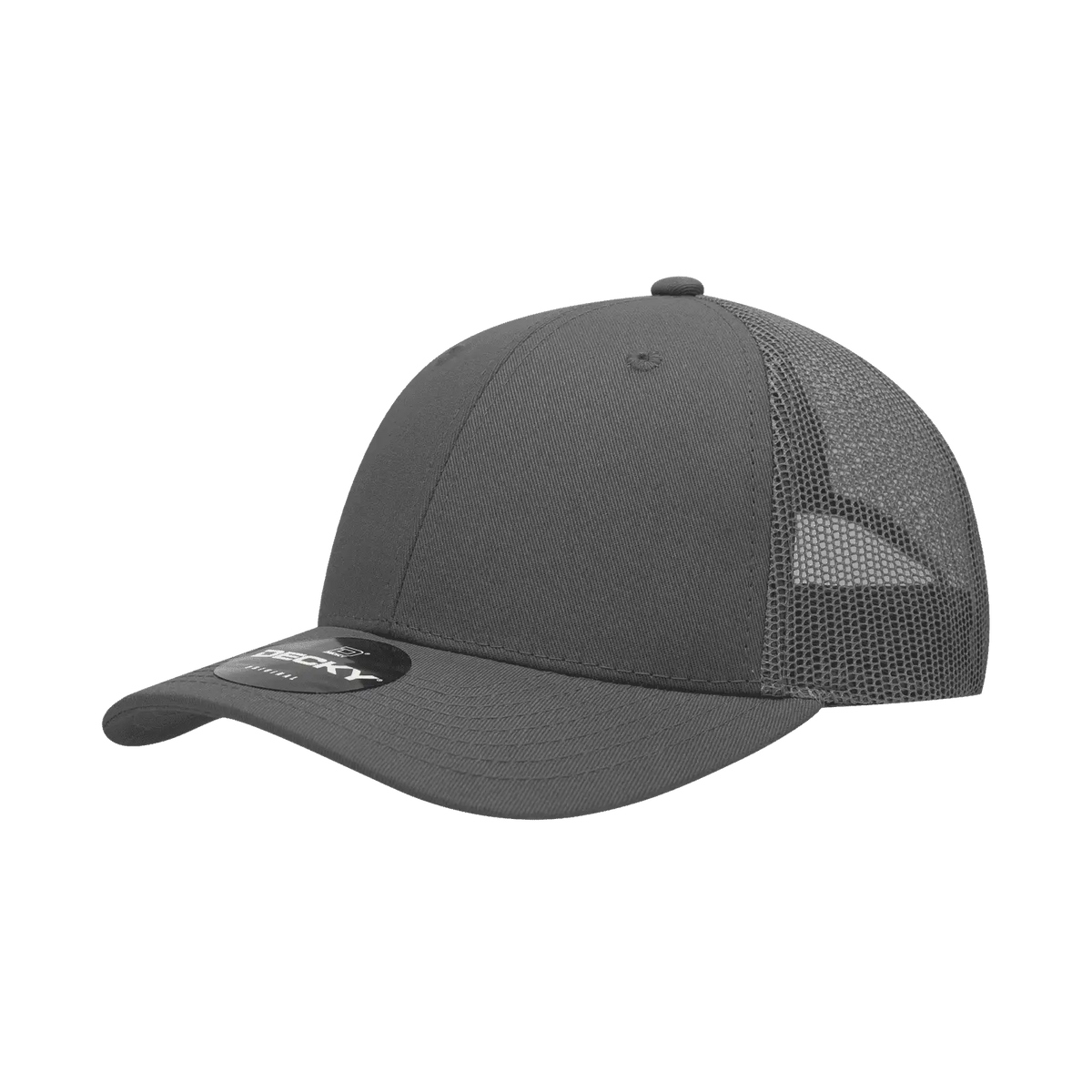 Decky 214 Low Crown Mesh Golf Cap - Charcoal