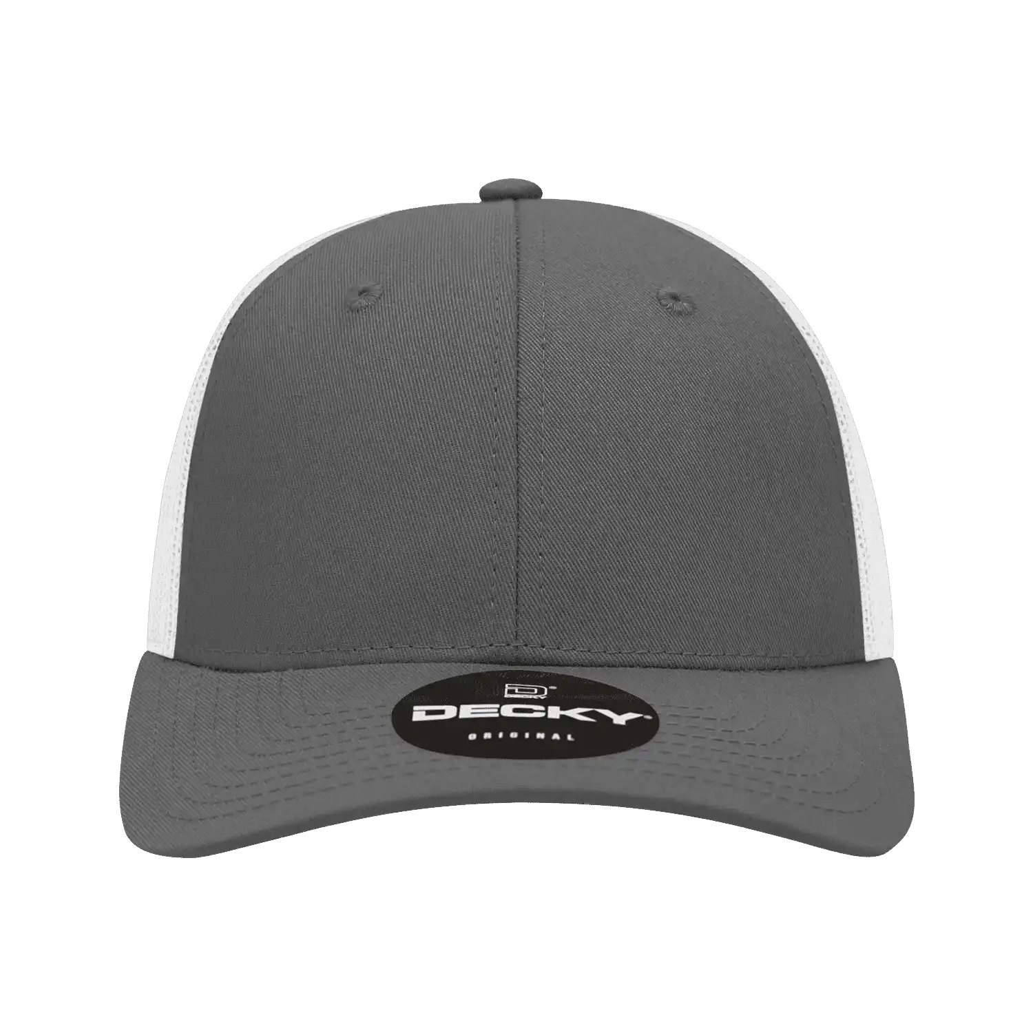 Decky 214 Low Crown Mesh Golf Cap - Charcoal White - Dark Gray / one Size Fits Most