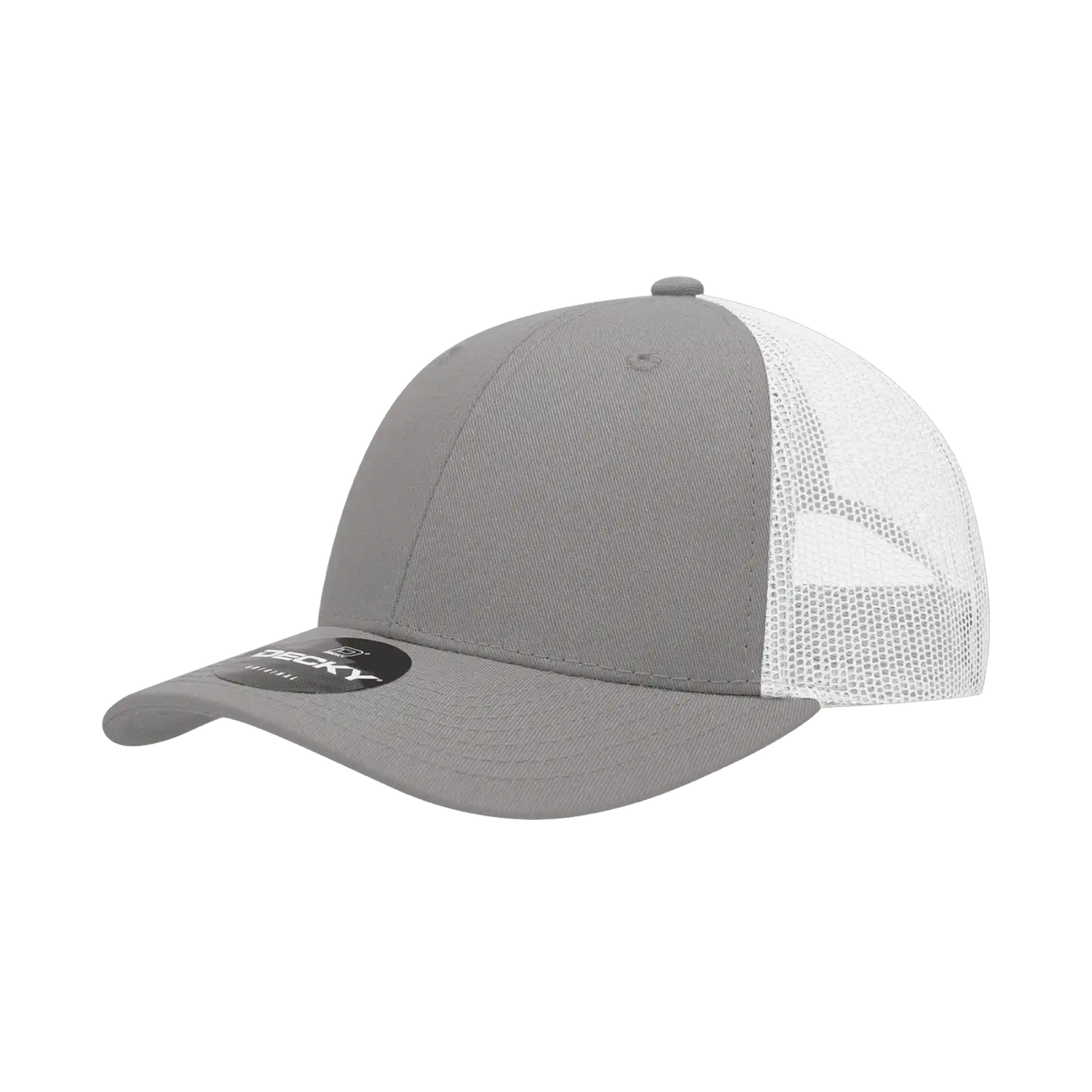 Decky 214 Low Crown Mesh Golf Cap - Gray White - one Size Fits Most