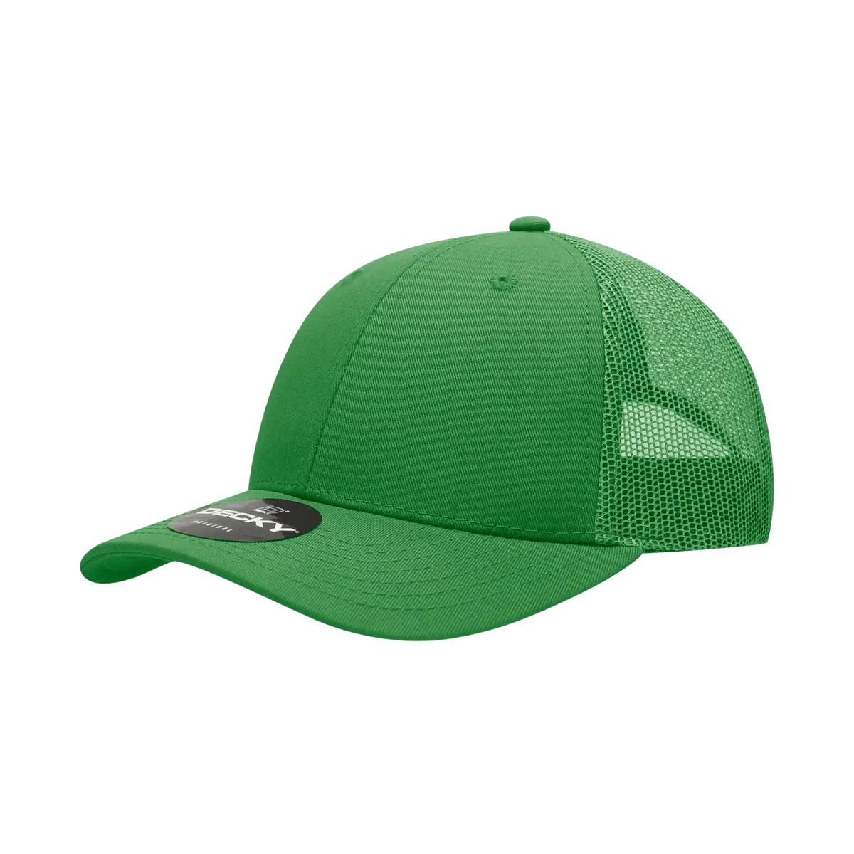 Decky 214 Low Crown Mesh Golf Cap - Kelly - one Size Fits Most
