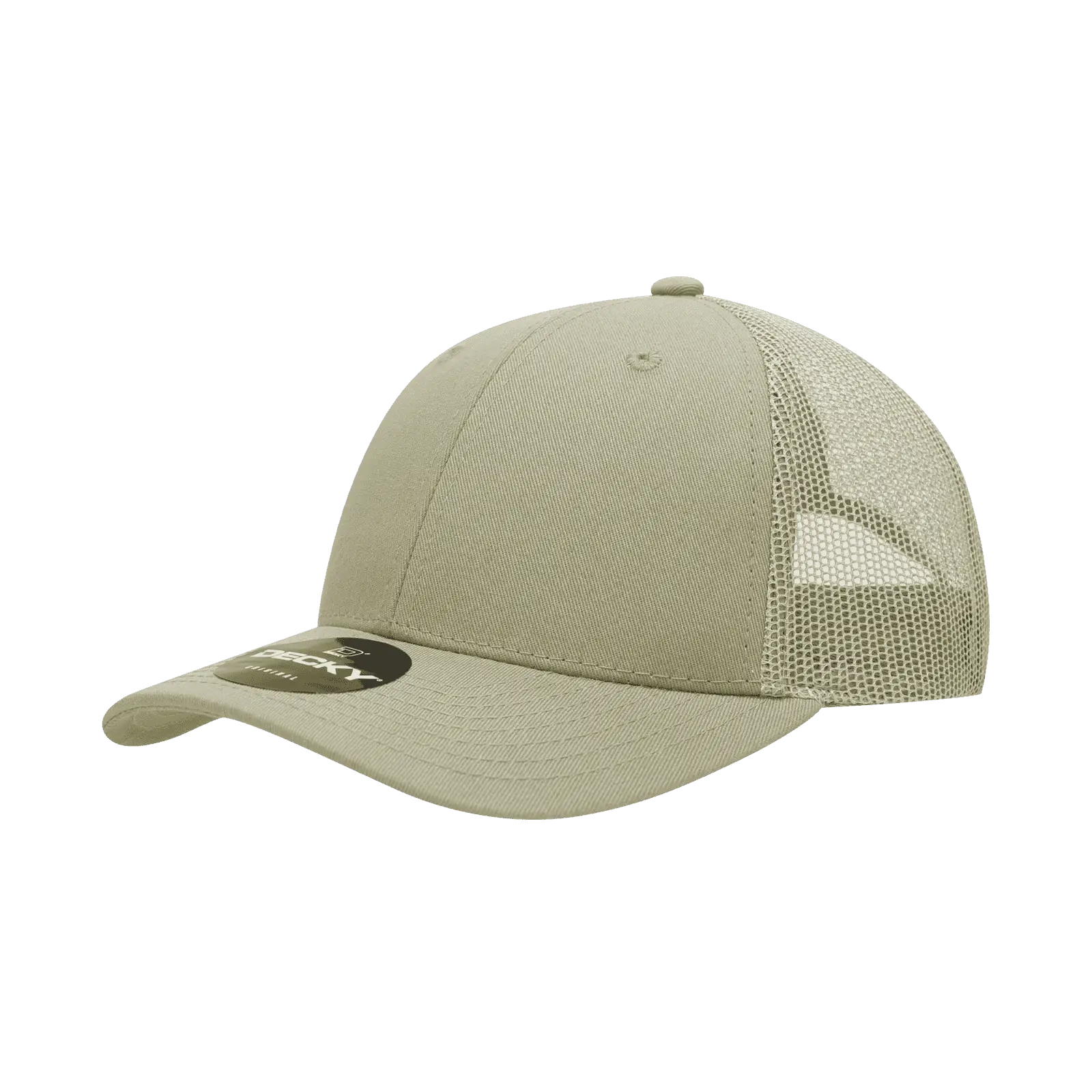 Decky 214 Low Crown Mesh Golf Cap - Khaki