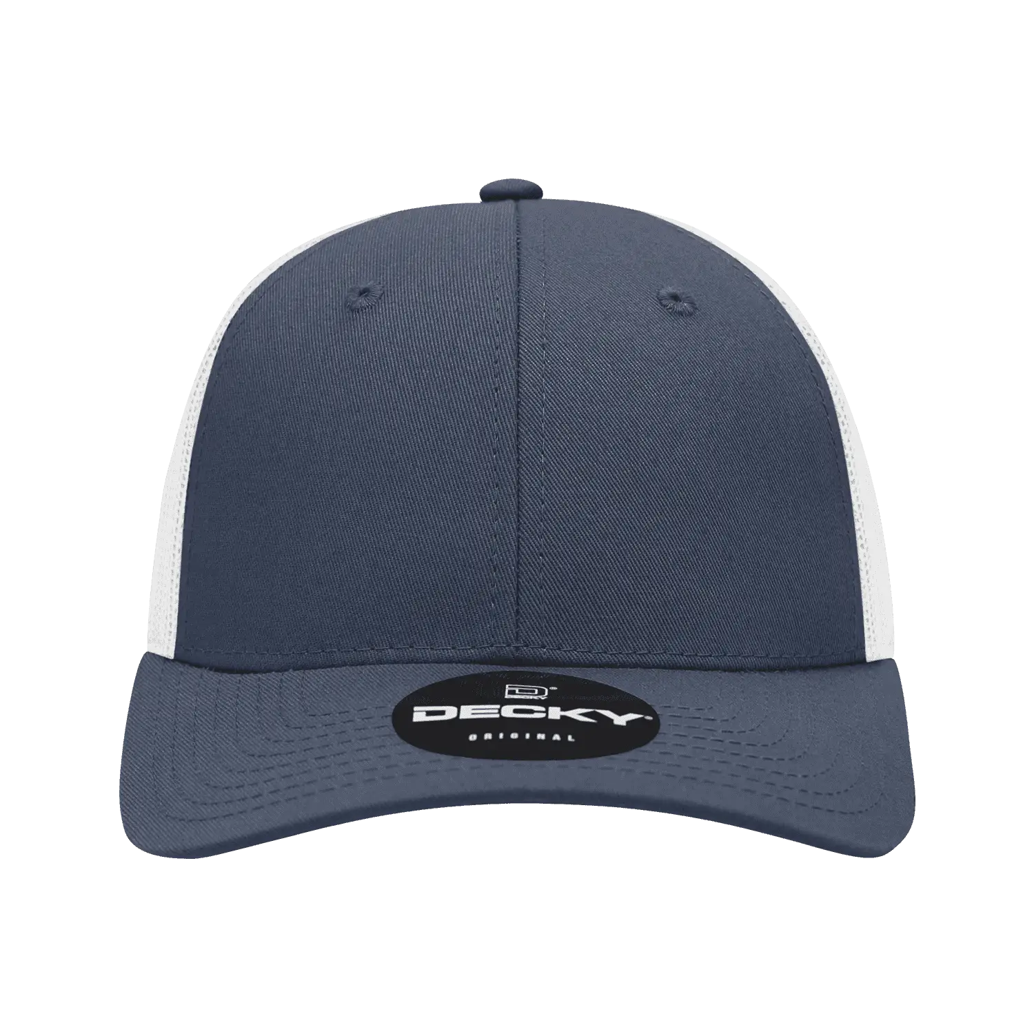 Decky 214 Low Crown Mesh Golf Cap - Navy White - one Size Fits Most