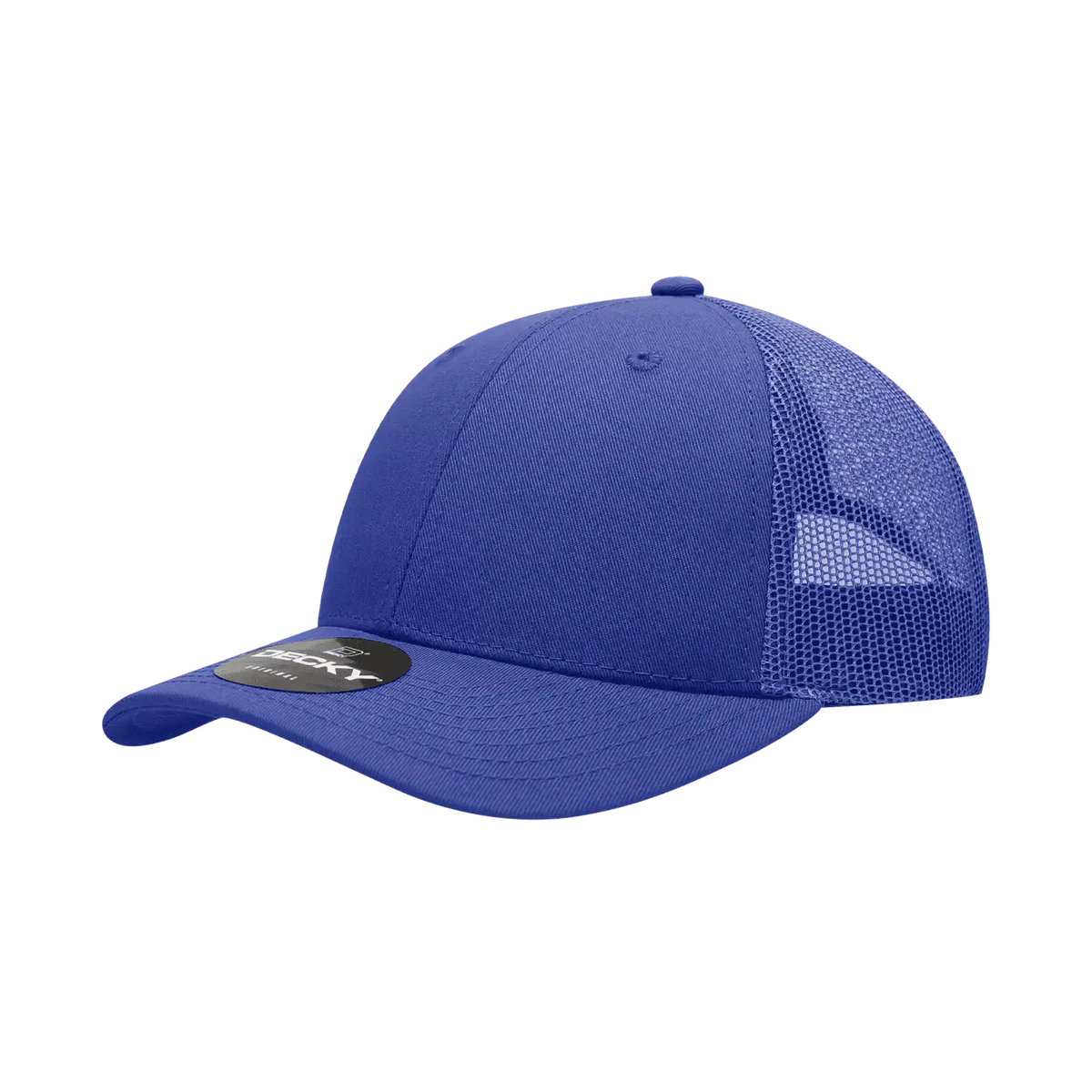 Decky 214 Low Crown Mesh Golf Cap - Royal - one Size Fits Most
