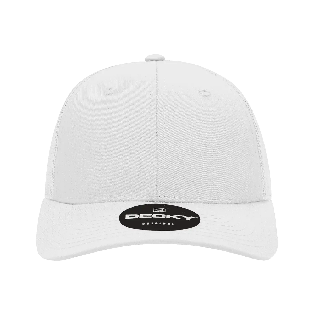 Decky 214 Low Crown Mesh Golf Cap - White - one Size Fits Most