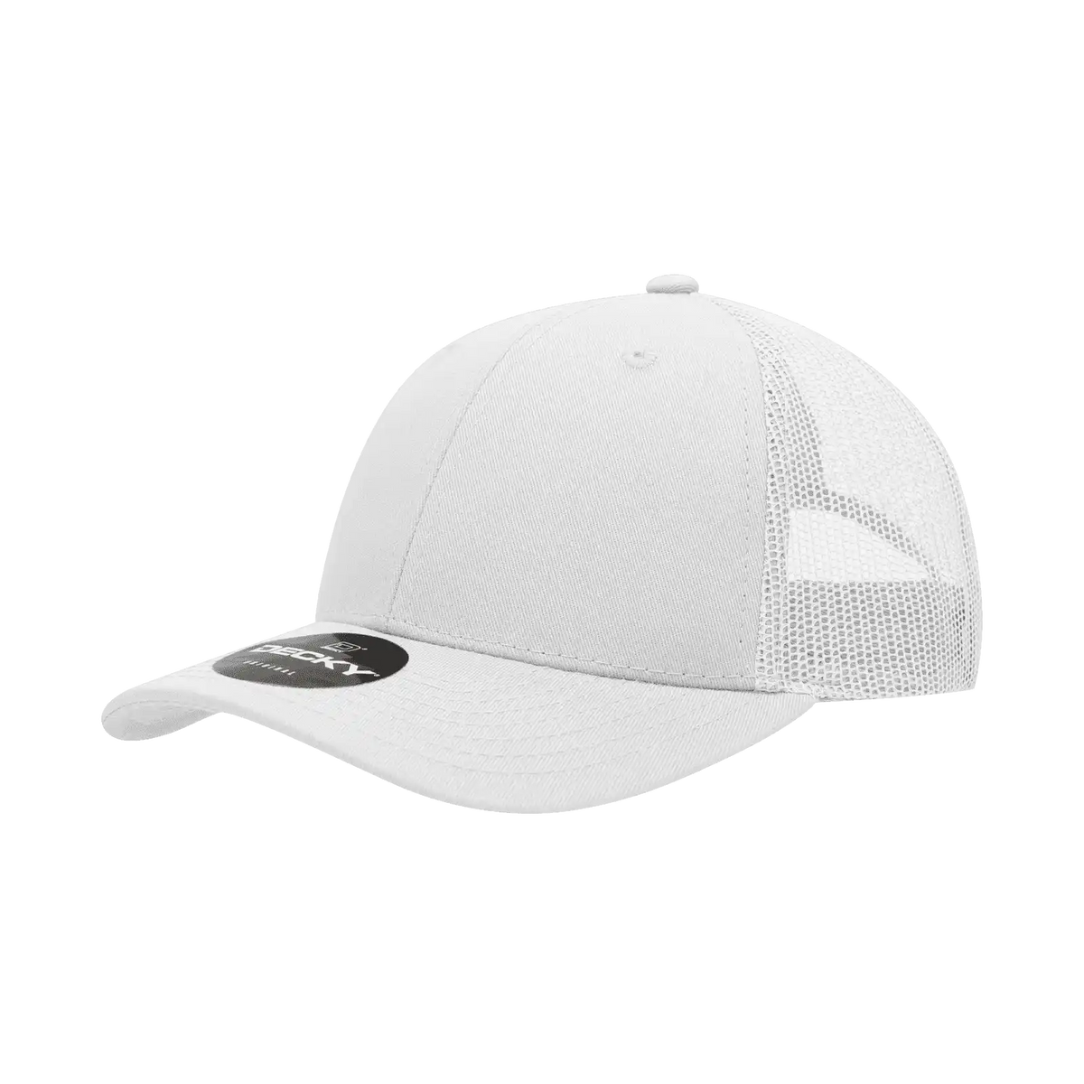 Decky 214 Low Crown Mesh Golf Cap - White - one Size Fits Most