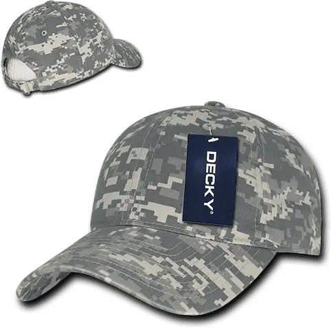 Decky 216 Relaxed Cotton Camo Cap - Army Digicam