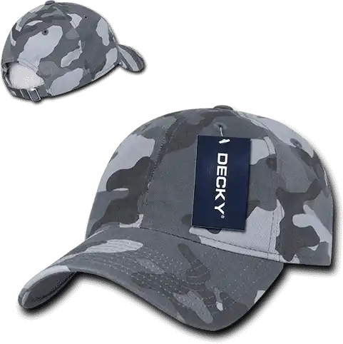 Decky 216 Relaxed Cotton Camo Cap - Urban - one Size Fits Most