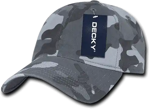 Decky 216 Relaxed Cotton Camo Cap - Urban - one Size Fits Most