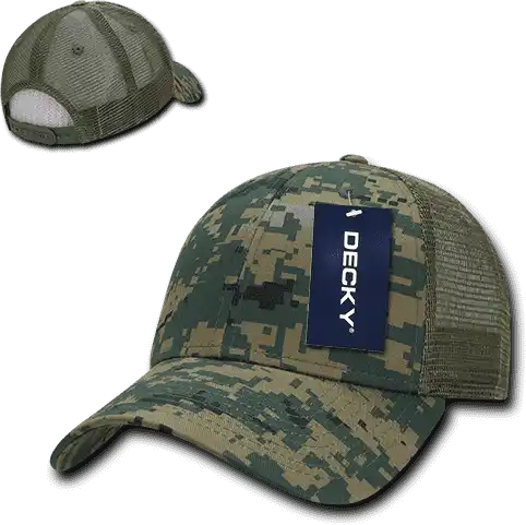 Decky 218 Structured Camo Trucker Cap Mcu / one Size Fits Most