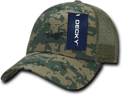 Decky 218 Structured Camo Trucker Cap Mcu / one Size Fits Most