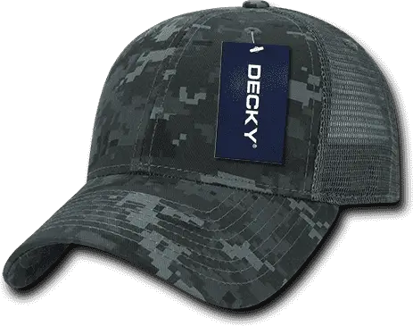 Decky 218 Structured Camo Trucker Cap - Ntg