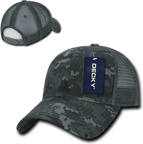 Decky 218 Structured Camo Trucker Cap - Ntg