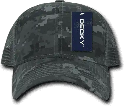 Decky 218 Structured Camo Trucker Cap Ntg / one Size Fits Most